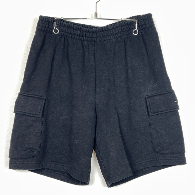 【中古品】【メンズ】 SUPREME シュプリーム 23SS SMALL BOX BAGGY CARGO SWEATSHORT 2023年春夏 ボックス ロゴ バギー カーゴ スウェット ショーツ ボトムス 短パン 149-261004-sa-10-teih サイズ：M カラー：ブラック 万代Net店