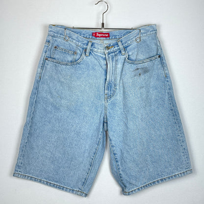 【中古品】【メンズ】 SUPREME シュプリーム BAGGY DENIM SHORT バギー デニム ショーツ ボトムス 短パン ジーンズ 149-261004-sa-11-teih サイズ：32 カラー：インディゴ 万代Net店