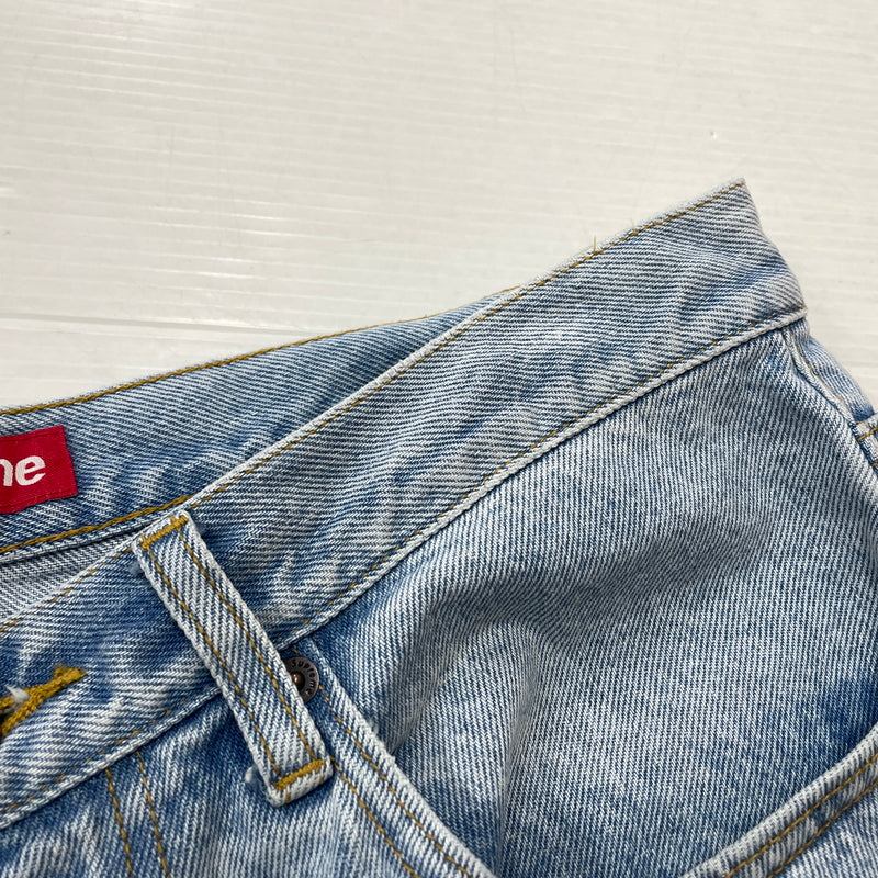 【中古品】【メンズ】 SUPREME シュプリーム BAGGY DENIM SHORT バギー デニム ショーツ ボトムス 短パン ジーンズ 149-261004-sa-11-teih サイズ：32 カラー：インディゴ 万代Net店