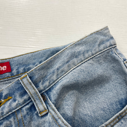 【中古品】【メンズ】 SUPREME シュプリーム BAGGY DENIM SHORT バギー デニム ショーツ ボトムス 短パン ジーンズ 149-261004-sa-11-teih サイズ：32 カラー：インディゴ 万代Net店