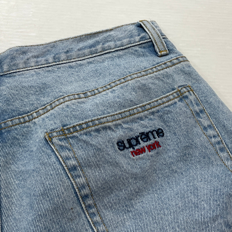 【中古品】【メンズ】 SUPREME シュプリーム BAGGY DENIM SHORT バギー デニム ショーツ ボトムス 短パン ジーンズ 149-261004-sa-11-teih サイズ：32 カラー：インディゴ 万代Net店