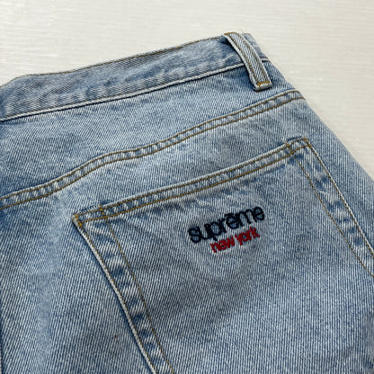 【中古品】【メンズ】 SUPREME シュプリーム BAGGY DENIM SHORT バギー デニム ショーツ ボトムス 短パン ジーンズ 149-261004-sa-11-teih サイズ：32 カラー：インディゴ 万代Net店