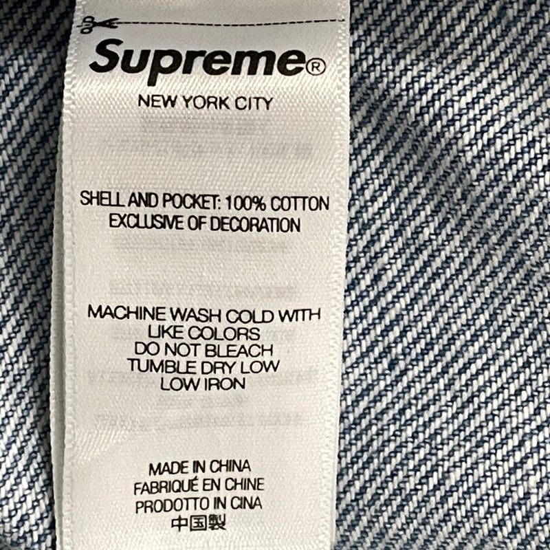【中古品】【メンズ】 SUPREME シュプリーム BAGGY DENIM SHORT バギー デニム ショーツ ボトムス 短パン ジーンズ 149-261004-sa-11-teih サイズ：32 カラー：インディゴ 万代Net店