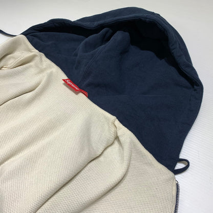 【中古品】【メンズ】 Supreme シュプリーム ARC THERMAL LINED ZIP UP HOODED SWEATSHIRT サーマル ライン ジップアップ フーディ スウェットシャツ トップス フルジップパーカー 149-261001-ko-16-teih サイズ：M カラー：ネイビー 万代Net店