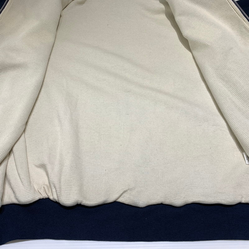 【中古品】【メンズ】 Supreme シュプリーム ARC THERMAL LINED ZIP UP HOODED SWEATSHIRT サーマル ライン ジップアップ フーディ スウェットシャツ トップス フルジップパーカー 149-261001-ko-16-teih サイズ：M カラー：ネイビー 万代Net店