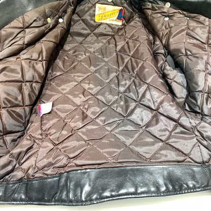 【ジャンク品】【メンズ】 SCHOTT ショット DOUBLE RIDER JACKET ダブル ライダースジャケット ライトアウター レザージャケット 145-261001-ko-20-teih サイズ：36 カラー：ブラック 万代Net店