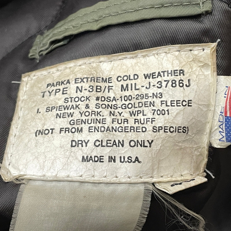 【現状渡し品】【メンズ】 SPIEWAK スピーワック FLIGHT JACKET N-3B フライト ジャケット アウター 145-261001-sa-01-teih サイズ：40 カラー：カーキ 万代Net店