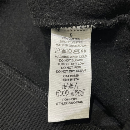 【中古品】【メンズ】 STUSSY ステューシー LONG RANGE SWEAT Z3000SAS ロングレンジ スウェット 長袖 トップス トレーナー 142-261005-yo-15-teih サイズ：S カラー：ブラック 万代Net店