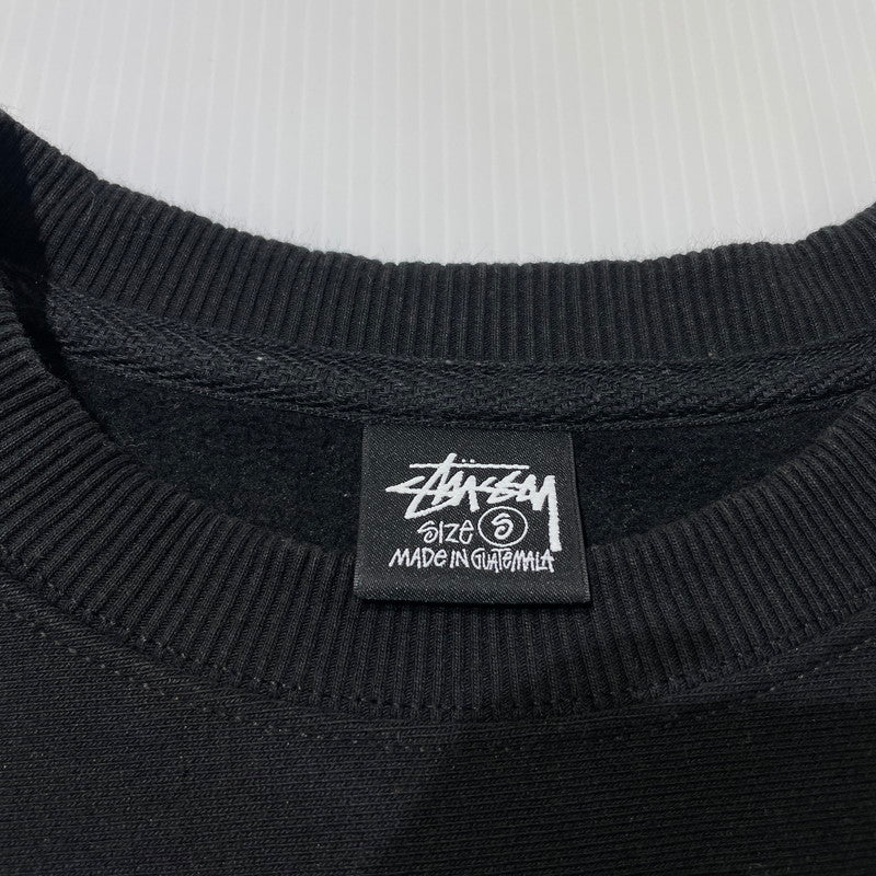 【中古品】【メンズ】 STUSSY ステューシー LONG RANGE SWEAT Z3000SAS ロングレンジ スウェット 長袖 トップス トレーナー 142-261005-yo-15-teih サイズ：S カラー：ブラック 万代Net店