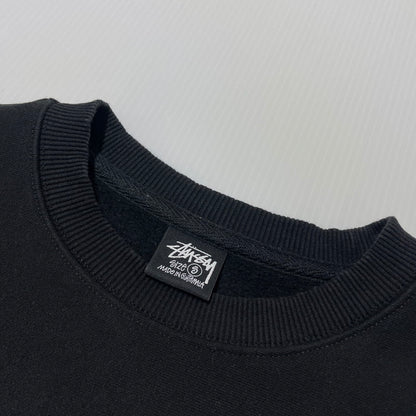 【中古品】【メンズ】 STUSSY ステューシー LONG RANGE SWEAT Z3000SAS ロングレンジ スウェット 長袖 トップス トレーナー 142-261005-yo-15-teih サイズ：S カラー：ブラック 万代Net店