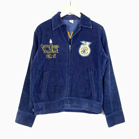 【中古品】【メンズ】 FUTURE FARMERS OF AMERICA フューチャー ファーマーズ オブ アメリカ FARMERS JACKET ファーマーズ ジャケット アウター FFA 145-261001-sa-10-teih サイズ：36 カラー：ネイビー 万代Net店