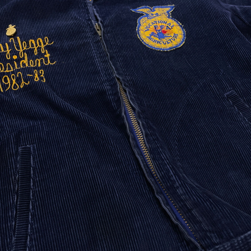 【中古品】【メンズ】 FUTURE FARMERS OF AMERICA フューチャー ファーマーズ オブ アメリカ FARMERS JACKET ファーマーズ ジャケット アウター FFA 145-261001-sa-10-teih サイズ：36 カラー：ネイビー 万代Net店