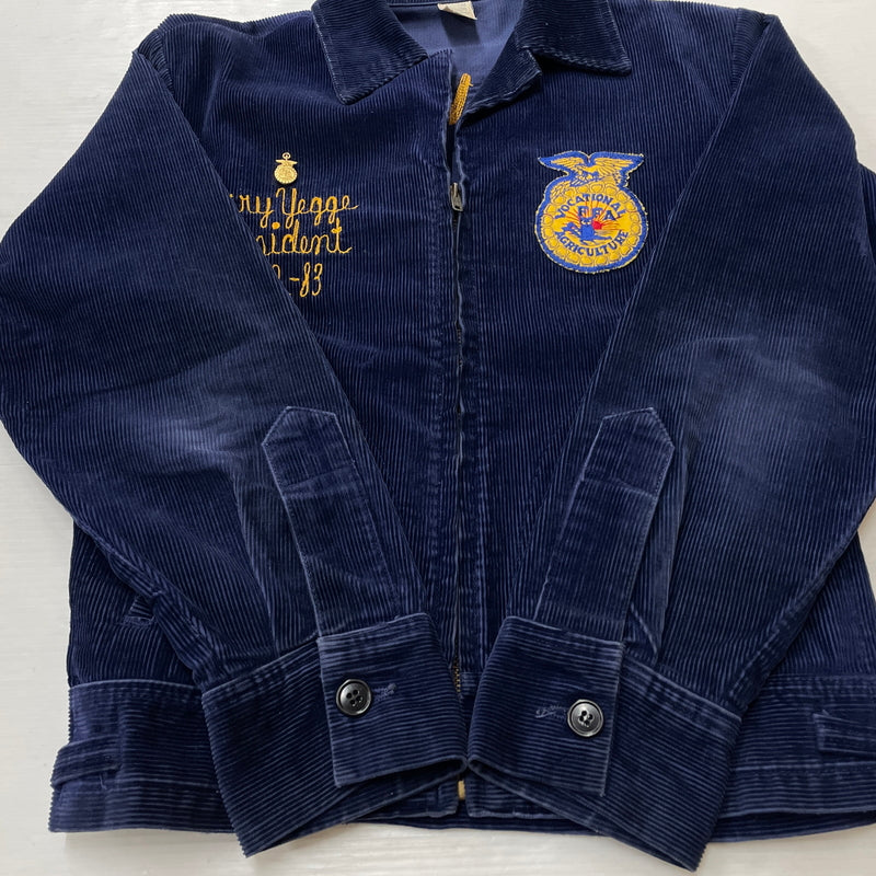 【中古品】【メンズ】 FUTURE FARMERS OF AMERICA フューチャー ファーマーズ オブ アメリカ FARMERS JACKET ファーマーズ ジャケット アウター FFA 145-261001-sa-10-teih サイズ：36 カラー：ネイビー 万代Net店