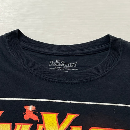 【中古品】【メンズ】 UNKNOW 00's～INUYASYA T-SHIRT 2000年代～ 犬夜叉 Tシャツ 半袖 トップス 145-261001-sa-12-teih サイズ：M カラー：ブラック 万代Net店