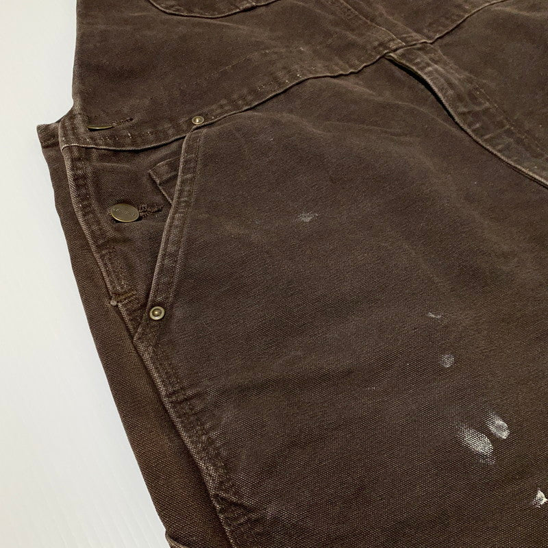 【現状渡し品】【メンズ】 Carhartt カーハート OVERALL R06 DKB オーバーオール ボトムス トップス ワークパンツ 145-261002-ko-15-teih サイズ：38×34 カラー：ダークブラウン 万代Net店