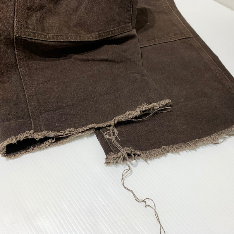 【現状渡し品】【メンズ】 Carhartt カーハート OVERALL R06 DKB オーバーオール ボトムス トップス ワークパンツ 145-261002-ko-15-teih サイズ：38×34 カラー：ダークブラウン 万代Net店