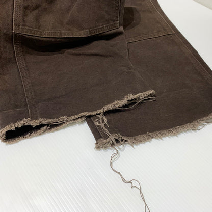 【現状渡し品】【メンズ】 Carhartt カーハート OVERALL R06 DKB オーバーオール ボトムス トップス ワークパンツ 145-261002-ko-15-teih サイズ：38×34 カラー：ダークブラウン 万代Net店