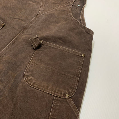 【現状渡し品】【メンズ】 Carhartt カーハート OVERALL R06 DKB オーバーオール ボトムス トップス ワークパンツ 145-261002-ko-15-teih サイズ：38×34 カラー：ダークブラウン 万代Net店