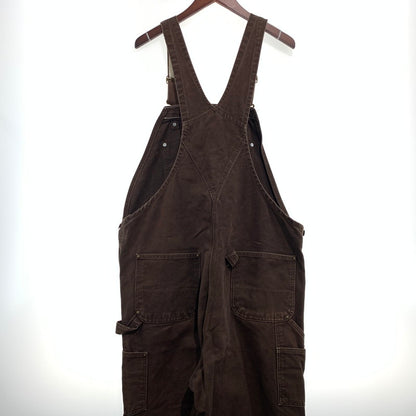 【現状渡し品】【メンズ】 Carhartt カーハート OVERALL R06 DKB オーバーオール ボトムス トップス ワークパンツ 145-261002-ko-15-teih サイズ：38×34 カラー：ダークブラウン 万代Net店