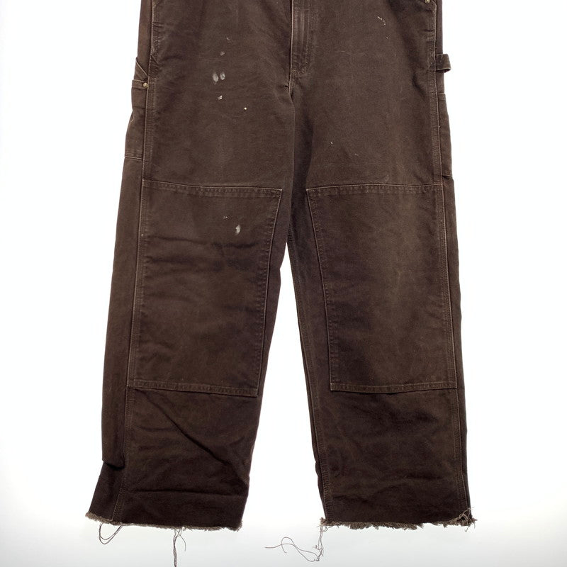 【現状渡し品】【メンズ】 Carhartt カーハート OVERALL R06 DKB オーバーオール ボトムス トップス ワークパンツ 145-261002-ko-15-teih サイズ：38×34 カラー：ダークブラウン 万代Net店