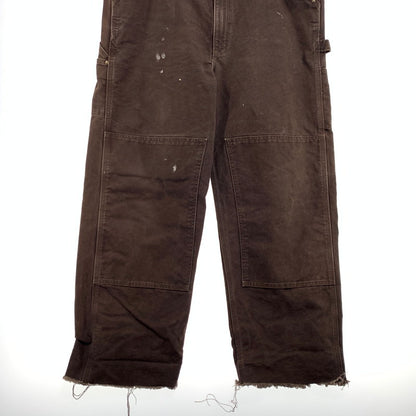 【現状渡し品】【メンズ】 Carhartt カーハート OVERALL R06 DKB オーバーオール ボトムス トップス ワークパンツ 145-261002-ko-15-teih サイズ：38×34 カラー：ダークブラウン 万代Net店