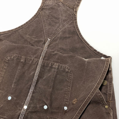 【現状渡し品】【メンズ】 Carhartt カーハート OVERALL R06 DKB オーバーオール ボトムス トップス ワークパンツ 145-261002-ko-15-teih サイズ：38×34 カラー：ダークブラウン 万代Net店