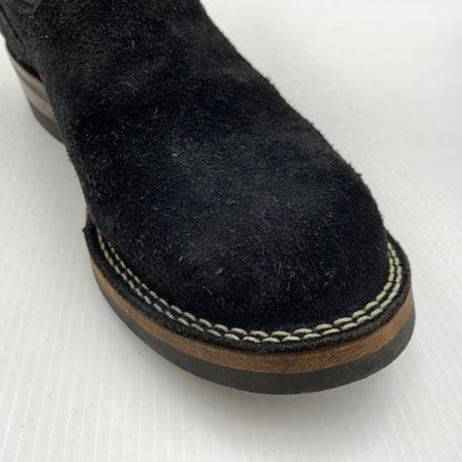 【中古品】【メンズ】 WESCO ウエスコ BOSS CUSTOM BK7700430 ボス カスタム ブーツ 靴 エンジニアブーツ レザー スエード 164-261001-ko-21-teih サイズ：9E カラー：ブラック 万代Net店