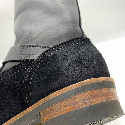 【中古品】【メンズ】 WESCO ウエスコ BOSS CUSTOM BK7700430 ボス カスタム ブーツ 靴 エンジニアブーツ レザー スエード 164-261001-ko-21-teih サイズ：9E カラー：ブラック 万代Net店