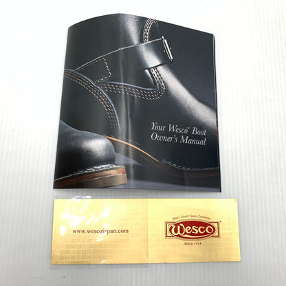 【中古品】【メンズ】 WESCO ウエスコ BOSS CUSTOM BK7700430 ボス カスタム ブーツ 靴 エンジニアブーツ レザー スエード 164-261001-ko-21-teih サイズ：9E カラー：ブラック 万代Net店