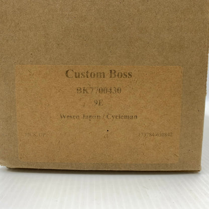 【中古品】【メンズ】 WESCO ウエスコ BOSS CUSTOM BK7700430 ボス カスタム ブーツ 靴 エンジニアブーツ レザー スエード 164-261001-ko-21-teih サイズ：9E カラー：ブラック 万代Net店