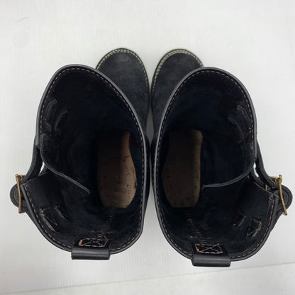 【中古品】【メンズ】 WESCO ウエスコ BOSS CUSTOM BK7700430 ボス カスタム ブーツ 靴 エンジニアブーツ レザー スエード 164-261001-ko-21-teih サイズ：9E カラー：ブラック 万代Net店