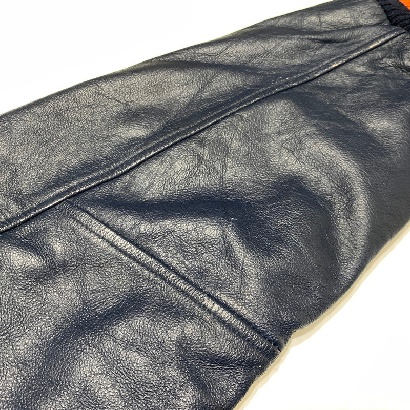 【現状渡し品】【メンズ】 STUSSY ステューシー BIG4 STADIUM JACKET ビッグ4 スタジアム ジャケット アウター スタジャン 142-261001-ko-15-teih サイズ：M カラー：オレンジ/ネイビー系 万代Net店