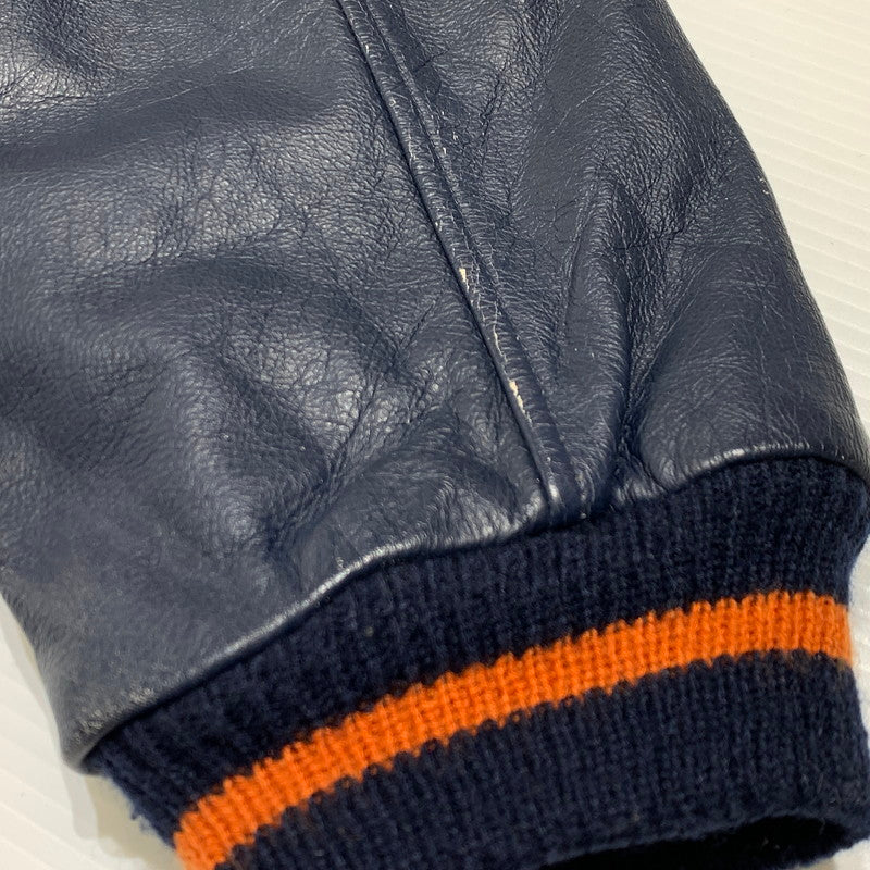 【現状渡し品】【メンズ】 STUSSY ステューシー BIG4 STADIUM JACKET ビッグ4 スタジアム ジャケット アウター スタジャン 142-261001-ko-15-teih サイズ：M カラー：オレンジ/ネイビー系 万代Net店