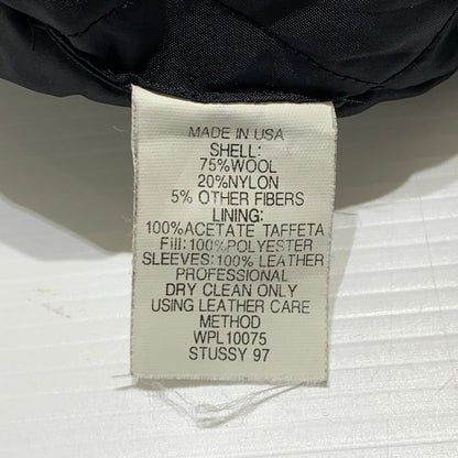 【現状渡し品】【メンズ】 STUSSY ステューシー BIG4 STADIUM JACKET ビッグ4 スタジアム ジャケット アウター スタジャン 142-261001-ko-15-teih サイズ：M カラー：オレンジ/ネイビー系 万代Net店
