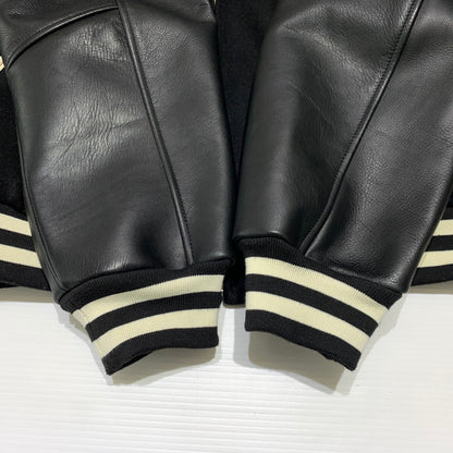 【中古品】【メンズ】 BREATH ブレス ARCH LOGO VERSITY JACKET BR24AW-00002 アーチロゴ バーシティ ジャケット アウター スタジャン 142-261001-ko-14-teih サイズ：L カラー：ブラック 万代Net店