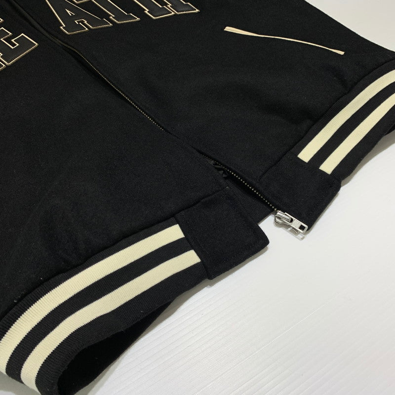 【中古品】【メンズ】 BREATH ブレス ARCH LOGO VERSITY JACKET BR24AW-00002 アーチロゴ バーシティ ジャケット アウター スタジャン 142-261001-ko-14-teih サイズ：L カラー：ブラック 万代Net店