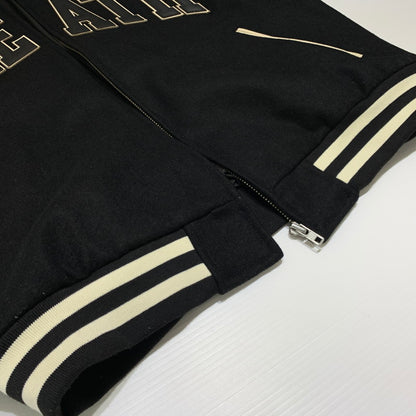 【中古品】【メンズ】 BREATH ブレス ARCH LOGO VERSITY JACKET BR24AW-00002 アーチロゴ バーシティ ジャケット アウター スタジャン 142-261001-ko-14-teih サイズ：L カラー：ブラック 万代Net店