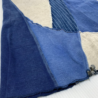 【現状渡し品】【レディース】 KAPITAL キャピタル REMAKE FLARED SKIRT リメイク フレアスカート ボトムス 168-261002-ko-11-teih サイズ：1(S) カラー：ブルー系 万代Net店