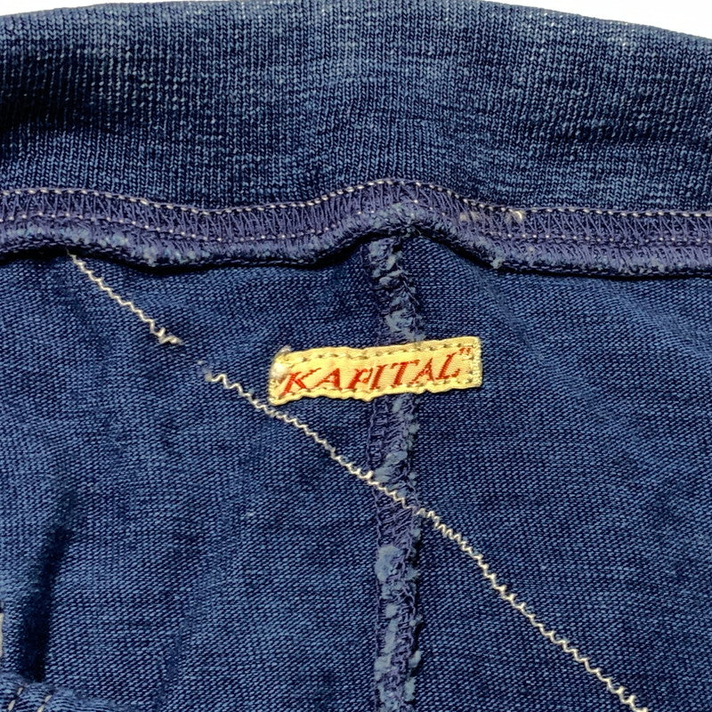 【現状渡し品】【レディース】 KAPITAL キャピタル REMAKE FLARED SKIRT リメイク フレアスカート ボトムス 168-261002-ko-11-teih サイズ：1(S) カラー：ブルー系 万代Net店
