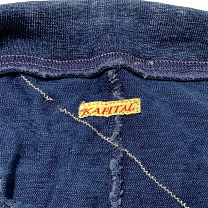 【現状渡し品】【レディース】 KAPITAL キャピタル REMAKE FLARED SKIRT リメイク フレアスカート ボトムス 168-261002-ko-11-teih サイズ：1(S) カラー：ブルー系 万代Net店