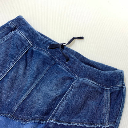 【現状渡し品】【レディース】 KAPITAL キャピタル REMAKE FLARED SKIRT リメイク フレアスカート ボトムス 168-261002-ko-11-teih サイズ：1(S) カラー：ブルー系 万代Net店