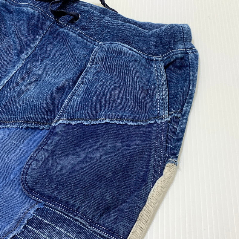 【現状渡し品】【レディース】 KAPITAL キャピタル REMAKE FLARED SKIRT リメイク フレアスカート ボトムス 168-261002-ko-11-teih サイズ：1(S) カラー：ブルー系 万代Net店