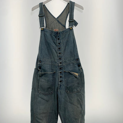 【現状渡し品】【レディース】 KAPITAL キャピタル × KIRO HIRATA キロ ヒラタ 別注 コラボ DENIM OVERALL デニムオーバーオール トップ ボトムス 168-261002-ko-14-teih サイズ：0（XS） カラー：インディゴ 万代Net店