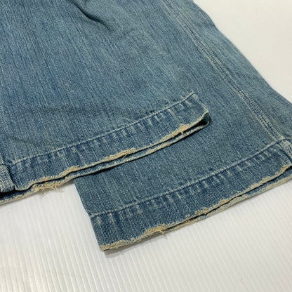 【現状渡し品】【レディース】 KAPITAL キャピタル × KIRO HIRATA キロ ヒラタ 別注 コラボ DENIM OVERALL デニムオーバーオール トップ ボトムス 168-261002-ko-14-teih サイズ：0（XS） カラー：インディゴ 万代Net店