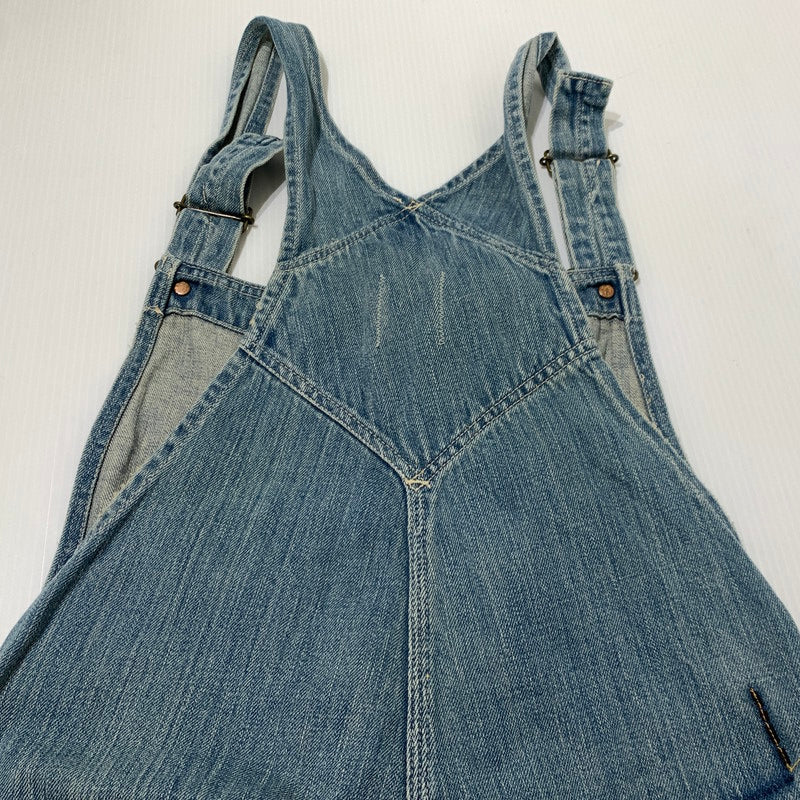 【現状渡し品】【レディース】 KAPITAL キャピタル × KIRO HIRATA キロ ヒラタ 別注 コラボ DENIM OVERALL デニムオーバーオール トップ ボトムス 168-261002-ko-14-teih サイズ：0（XS） カラー：インディゴ 万代Net店