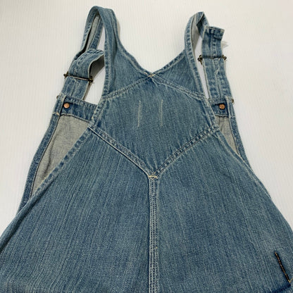 【現状渡し品】【レディース】 KAPITAL キャピタル × KIRO HIRATA キロ ヒラタ 別注 コラボ DENIM OVERALL デニムオーバーオール トップ ボトムス 168-261002-ko-14-teih サイズ：0（XS） カラー：インディゴ 万代Net店
