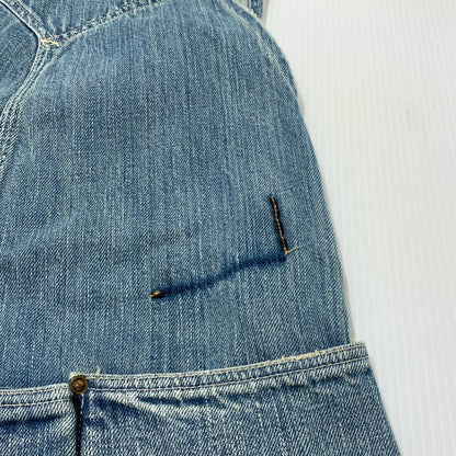 【現状渡し品】【レディース】 KAPITAL キャピタル × KIRO HIRATA キロ ヒラタ 別注 コラボ DENIM OVERALL デニムオーバーオール トップ ボトムス 168-261002-ko-14-teih サイズ：0（XS） カラー：インディゴ 万代Net店