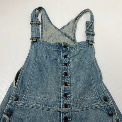 【現状渡し品】【レディース】 KAPITAL キャピタル × KIRO HIRATA キロ ヒラタ 別注 コラボ DENIM OVERALL デニムオーバーオール トップ ボトムス 168-261002-ko-14-teih サイズ：0（XS） カラー：インディゴ 万代Net店