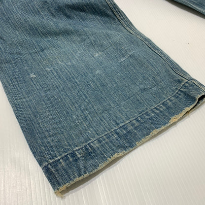 【現状渡し品】【レディース】 KAPITAL キャピタル × KIRO HIRATA キロ ヒラタ 別注 コラボ DENIM OVERALL デニムオーバーオール トップ ボトムス 168-261002-ko-14-teih サイズ：0（XS） カラー：インディゴ 万代Net店