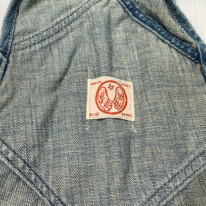 【現状渡し品】【レディース】 KAPITAL キャピタル × KIRO HIRATA キロ ヒラタ 別注 コラボ DENIM OVERALL デニムオーバーオール トップ ボトムス 168-261002-ko-14-teih サイズ：0（XS） カラー：インディゴ 万代Net店